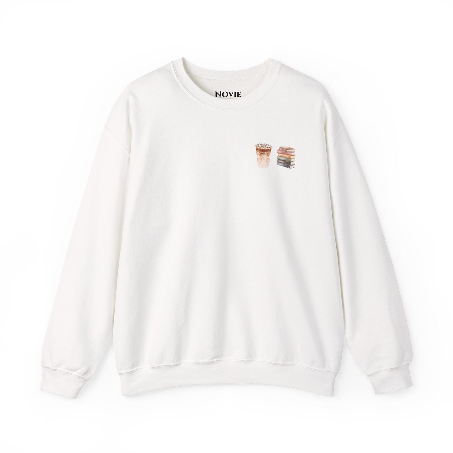 Coffee & Books Sweatshirt - White