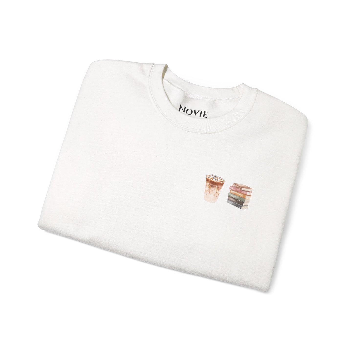 Coffee & Books Sweatshirt - White