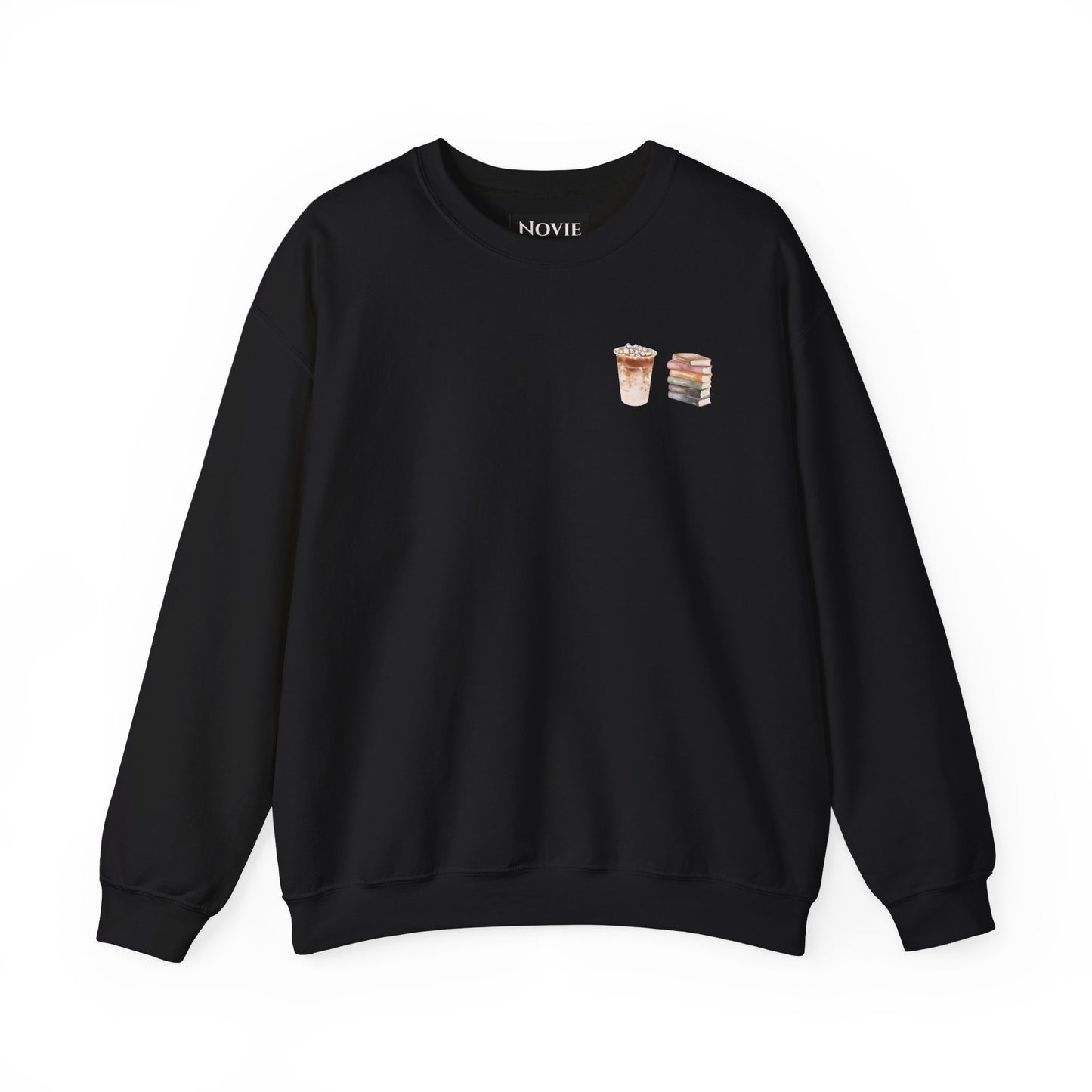 Coffee & Books Sweatshirt - Black